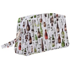 Bottle Chic Print Patterns Wristlet Pouch Bag (large) by BellaVistaTshirt02