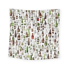 Bottle Chic Print Patterns Square Tapestry (small)