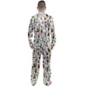 Bottle Chic Print Patterns Men s Long Sleeve Satin Pajamas Set View2