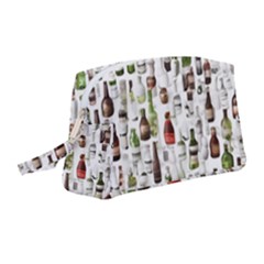 Bottle Chic Print Patterns Wristlet Pouch Bag (medium) by BellaVistaTshirt02