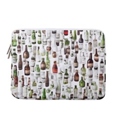 Bottle Chic Print Patterns 13  Vertical Laptop Sleeve Case With Pocket