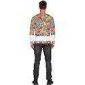 floral and leaves pattern Men s Fleece Sweatshirt View4