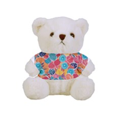 Floral And Leaves Pattern Full Print Cuddly Teddy Bear by BellaVistaTshirt02