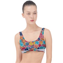 Floral And Leaves Pattern The Little Details Bikini Top by BellaVistaTshirt02