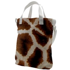 Giraffe Skin Texture Canvas Messenger Bag by kyorashop23