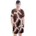 Giraffe Skin Texture Men s Mesh T-Shirt and Shorts Set View1