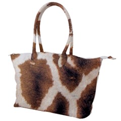 Giraffe Skin Texture Canvas Shoulder Bag by kyorashop23