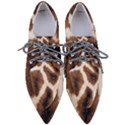 Giraffe Skin Texture Pointed Oxford Shoes View1