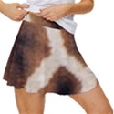 Giraffe Skin Texture Women s Skort View3