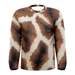 Giraffe Skin Texture Men s Long Sleeve T-shirt