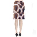 Giraffe Skin Texture Short Mermaid Skirt View2