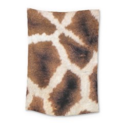 Giraffe Skin Texture Small Tapestry