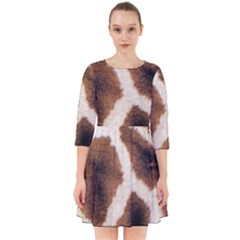 Giraffe Skin Texture Smock Dress by kyorashop23