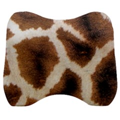 Giraffe Skin Texture Velour Head Support Cushion by kyorashop23