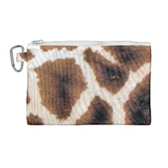 Giraffe Skin Texture Canvas Cosmetic Bag (large) by kyorashop23