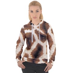 Giraffe Skin Texture Women s Overhead Hoodie by kyorashop23