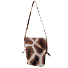 Giraffe Skin Texture Folding Shoulder Bag by kyorashop23