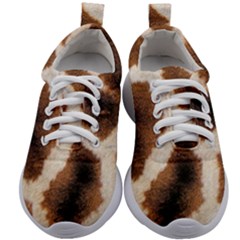 Giraffe Skin Texture Kids Athletic Shoes by kyorashop23