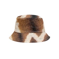 Giraffe Skin Texture Bucket Hat (kids) by kyorashop23