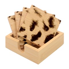 Giraffe Skin Texture Bamboo Coaster Set