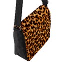 Giraffe Texture, Close-up, Giraffe Skin Texture Flap Closure Messenger Bag (S) View2