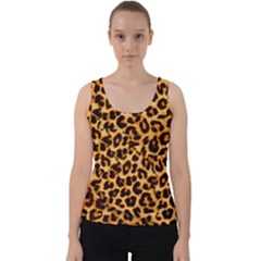 Giraffe Texture, Close-up, Giraffe Skin Texture Velvet Tank Top