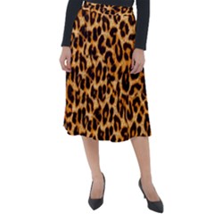 Giraffe Texture, Close-up, Giraffe Skin Texture Classic Velour Midi Skirt  by kyorashop23