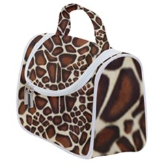 Giraffe Texture, Macro Satchel Handbag by kyorashop23