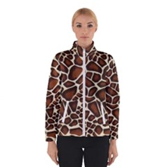 Giraffe Texture, Macro Women s Bomber Jacket