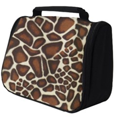 Giraffe Texture, Macro Full Print Travel Pouch (big) by kyorashop23