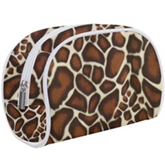 Giraffe Texture, Macro Make Up Case (large) by kyorashop23