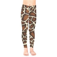 Giraffe Texture, Macro Kids  Classic Winter Leggings