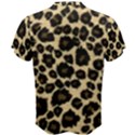 Jaguar Skin Texture, Jaguar Wool Texture, Yellow Men s Cotton T-Shirt View2