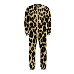 Jaguar Skin Texture, Jaguar Wool Texture, Yellow Onepiece Jumpsuit (kids)