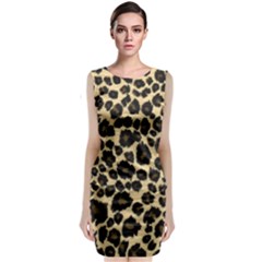 Jaguar Skin Texture, Jaguar Wool Texture, Yellow Sleeveless Velvet Midi Dress