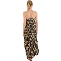 Jaguar Skin Texture, Jaguar Wool Texture, Yellow Cami Maxi Ruffle Chiffon Dress View2