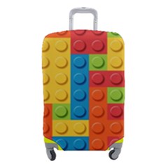 Lego Bricks, Colorful Dots Background Luggage Cover (small) by kyorashop23