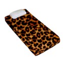 Leopard Skin Texture Macro, Brown Fitted Sheet (Single Size) View2