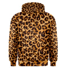 Leopard Skin Texture Macro, Brown Men s Core Hoodie