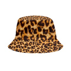 Leopard Skin Texture Macro, Brown Inside Out Bucket Hat by kyorashop23