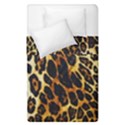 Leopard Skin Texture, Macro, Brown Duvet Cover Double Side (Single Size) View2