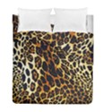 Leopard Skin Texture, Macro, Brown Duvet Cover Double Side (Full/ Double Size) View2