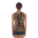 Leopard Skin Texture, Macro, Brown Sport Tank Top  View2