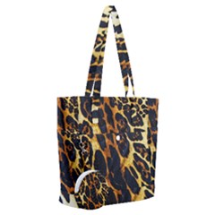 Leopard Skin Texture, Macro, Brown Everyday Shoulder Bag With Pouch Bag by kyorashop23