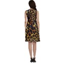 Leopard Skin Texture, Macro, Brown Classic Skater Dress View4