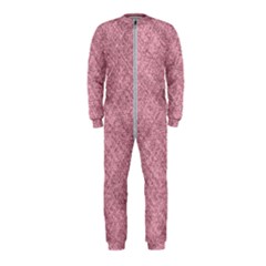 Pink Fabric Texture, Knitted Pink Texture, Onepiece Jumpsuit (kids)