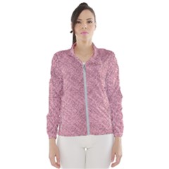 Pink Fabric Texture, Knitted Pink Texture, Women s Windbreaker