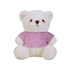 Pink Fabric Texture, Knitted Pink Texture, Full Print Tee For Cuddly Teddy Bear by kyorashop23