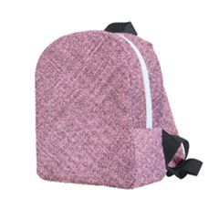 Pink Fabric Texture, Knitted Pink Texture, Kids  Age 2-4 Lightweight Preschool Backpack by kyorashop23