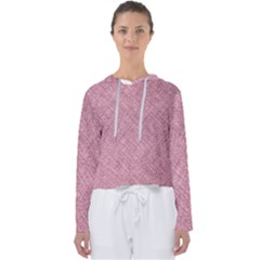 Pink Fabric Texture, Knitted Pink Texture, Women s Slouchy Sweat